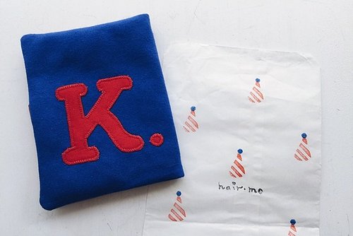 hairmo. Exclusive letters Passport Holder / card holder / Card Folders - Blue + Red TC