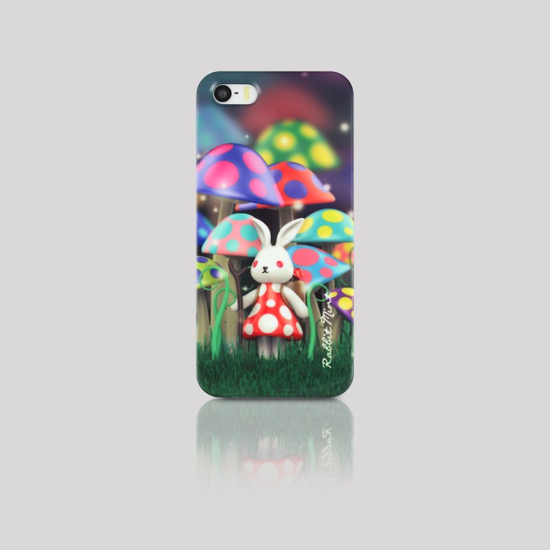 (Rabbit Mint) Mint Rabbit Phone Case - Bu Mali mushrooms series Merry Boo - iPhone 5 / 5S (M0003) - Phone Cases - Plastic Purple