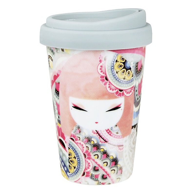 Cold Drink Cup-Haruyo, the power of gentleness [Kimmidoll and Fu doll cups] - Cups - Pottery Multicolor