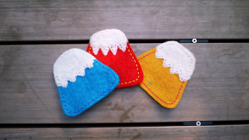 ☼ ☼ Fuji goat felt coasters (colored) - Items for Display - Wool Multicolor