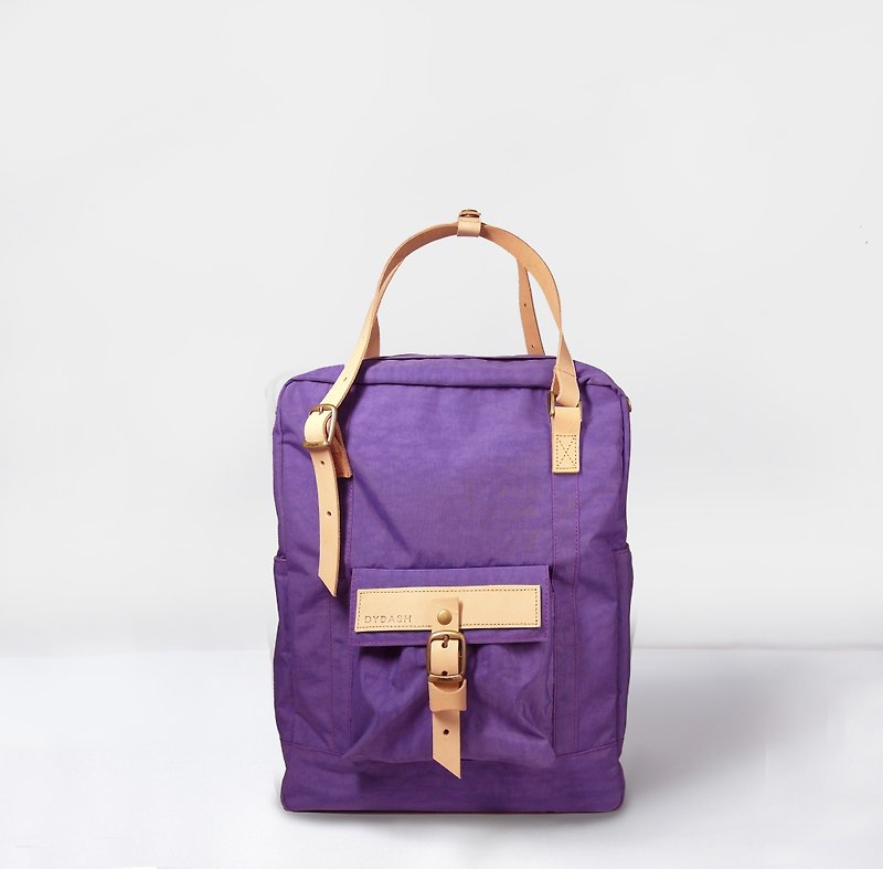 Super limited DYDASH shoulder bag 3 with hand / shoulder / back backpack / mother bag (lavender forest) - Backpacks - Genuine Leather 