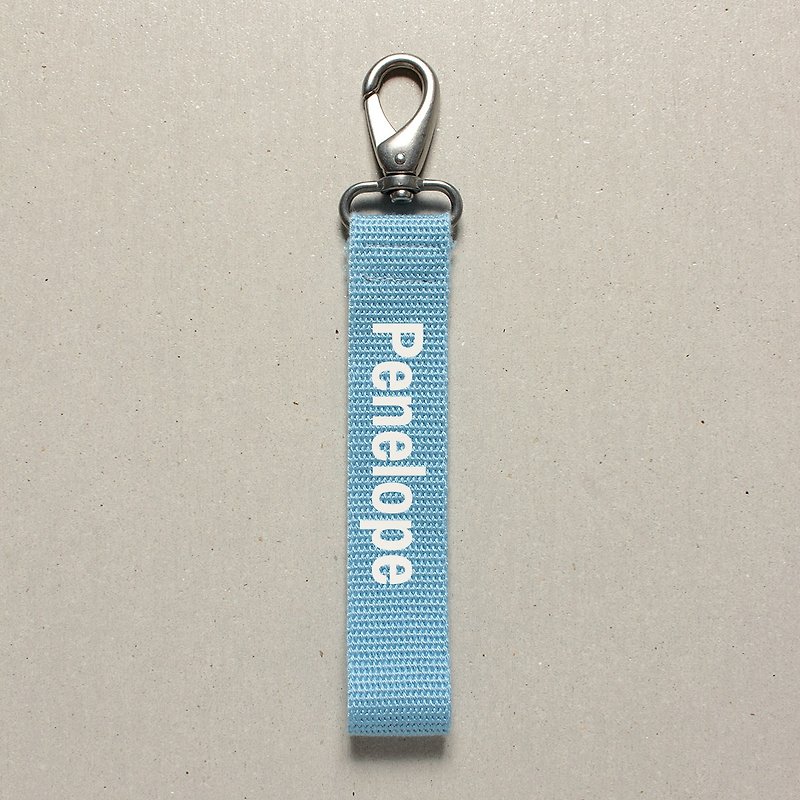 Custom key ring A total of 17 colors - Keychains - Cotton & Hemp Blue