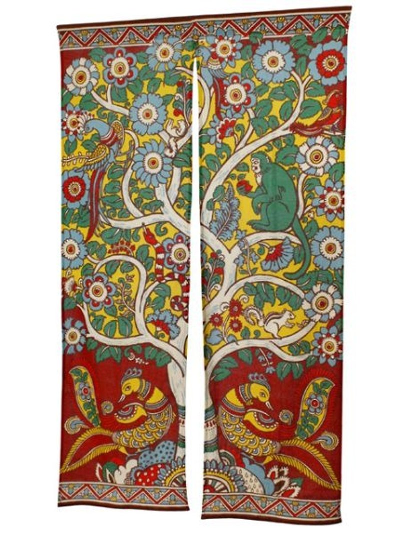[Spot hot sale] Tree of life curtain ISAP4169 - Items for Display - Cotton & Hemp Multicolor