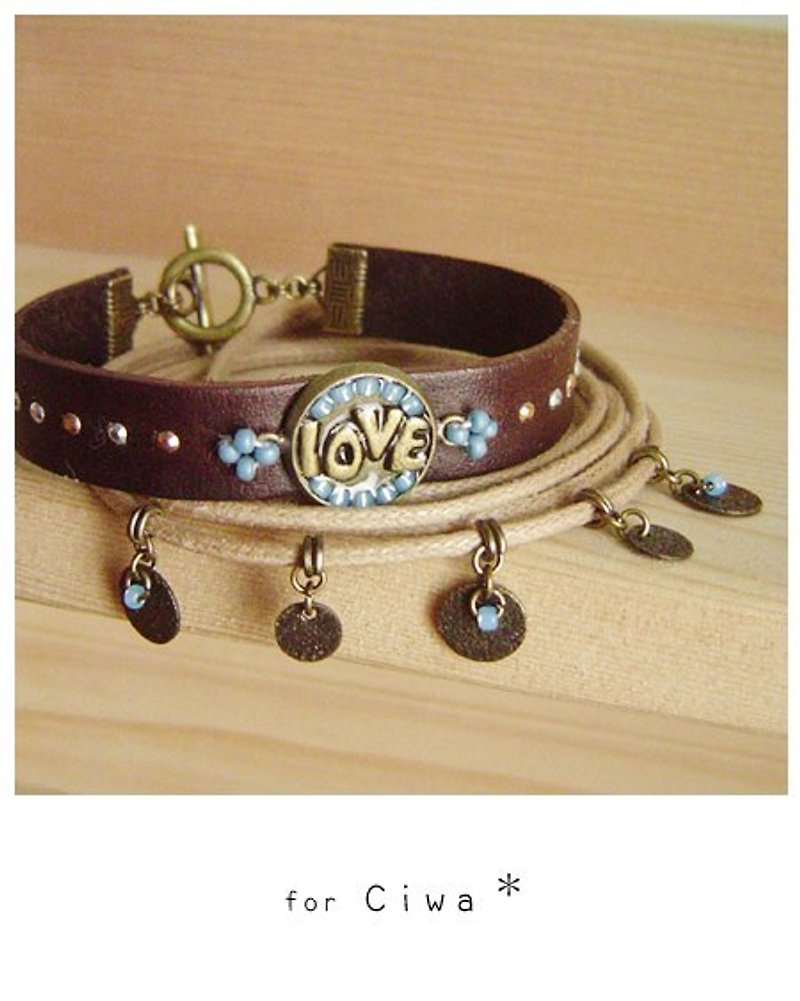 [客訂] Love多層次混搭手鍊 - Bracelets - Other Materials Blue