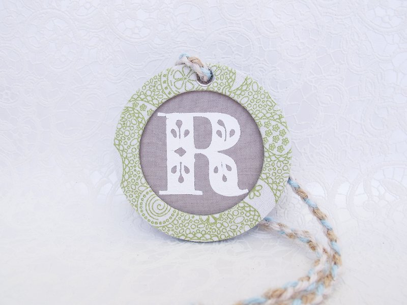 ::Summer Light Travel::Handmade round tag custom-made limited edition - Other - Paper Green