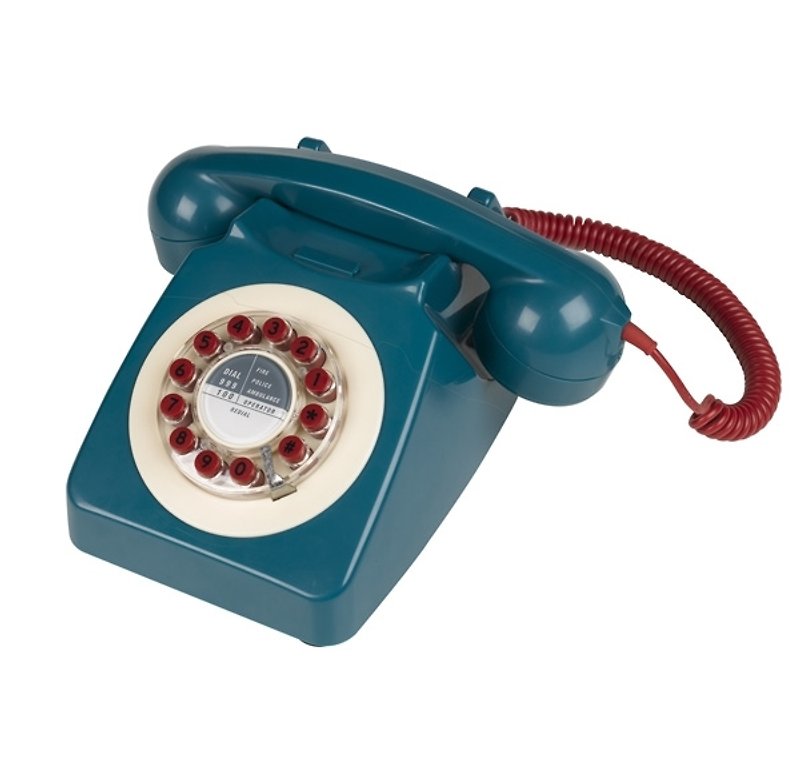 SUSS-英國進口 1950年代746系列復古經典電話/工業風 (經典藍) - 其他 - 塑膠 藍色