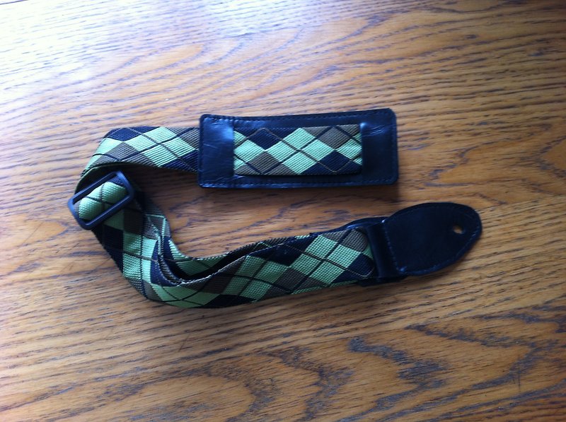 Electric guitar strap - Other - Genuine Leather Green