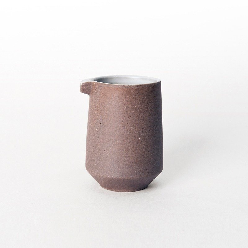 Basin Drinker_Unglazed Milk Jar - Teapots & Teacups - Pottery Brown