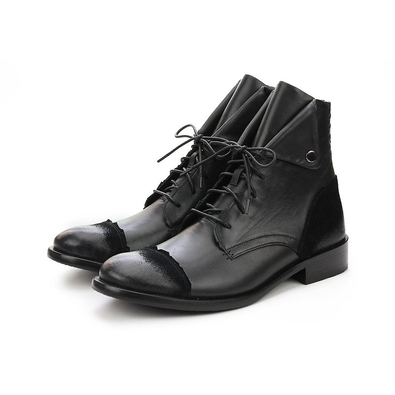 Boots GIANTS M1094A Black - Men's Boots - Genuine Leather Black