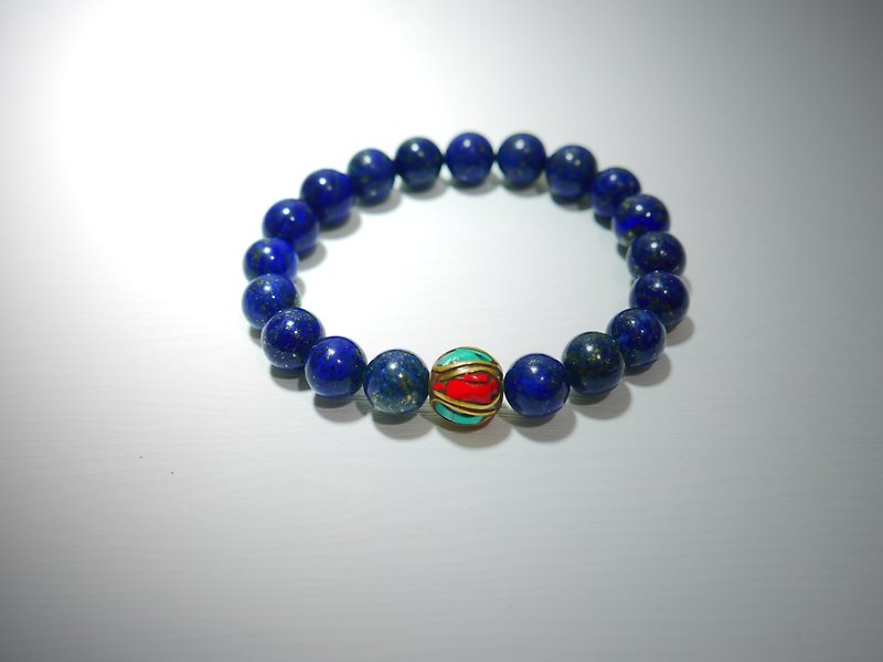 S&A- Fire Cool Beaded Bracelet - Bracelets - Other Materials Blue