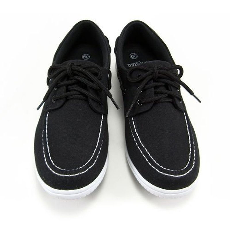 Mirako Sport bike shoes, casual sailing shoes] [non-card 99101 MADE IN TAIWAN, black - Men's Casual Shoes - Other Materials Black
