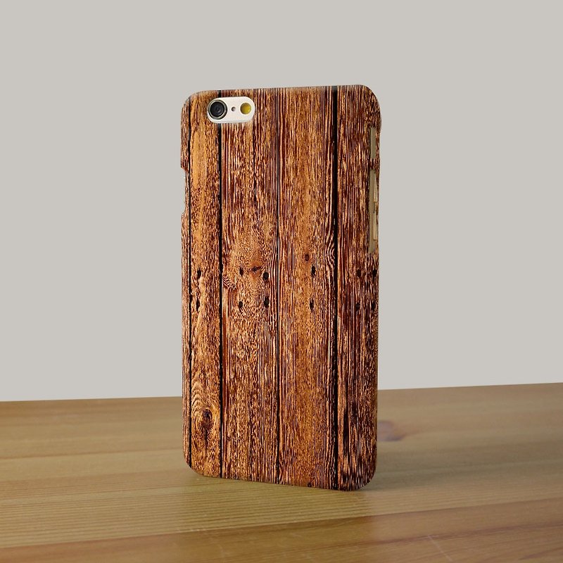 Wood brown Hickory wood 20 3D Full Wrap Phone Case, available for  iPhone 7, iPhone 7 Plus, iPhone 6s, iPhone 6s Plus, iPhone 5/5s, iPhone 5c, iPhone 4/4s, Samsung Galaxy S7, S7 Edge, S6 Edge Plus, S6, S6 Edge, S5 S4 S3  Samsung Galaxy Note 5, Note 4, Note - Other - Plastic 