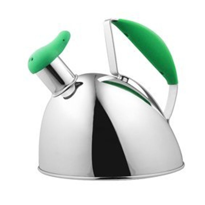 OSICHEF Mermaid Stainless Steel Flute Teapot - Green - เครื่องครัว - โลหะ สีเขียว