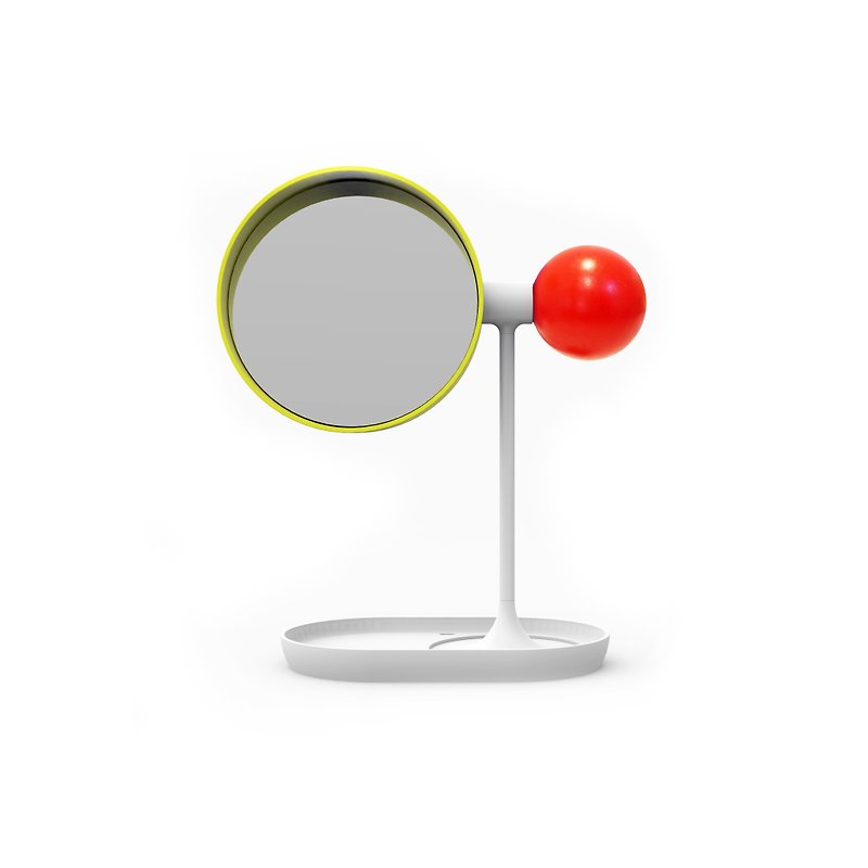 Ball Tabletop Mirror (red/yellow/white) - Other - Other Metals Multicolor