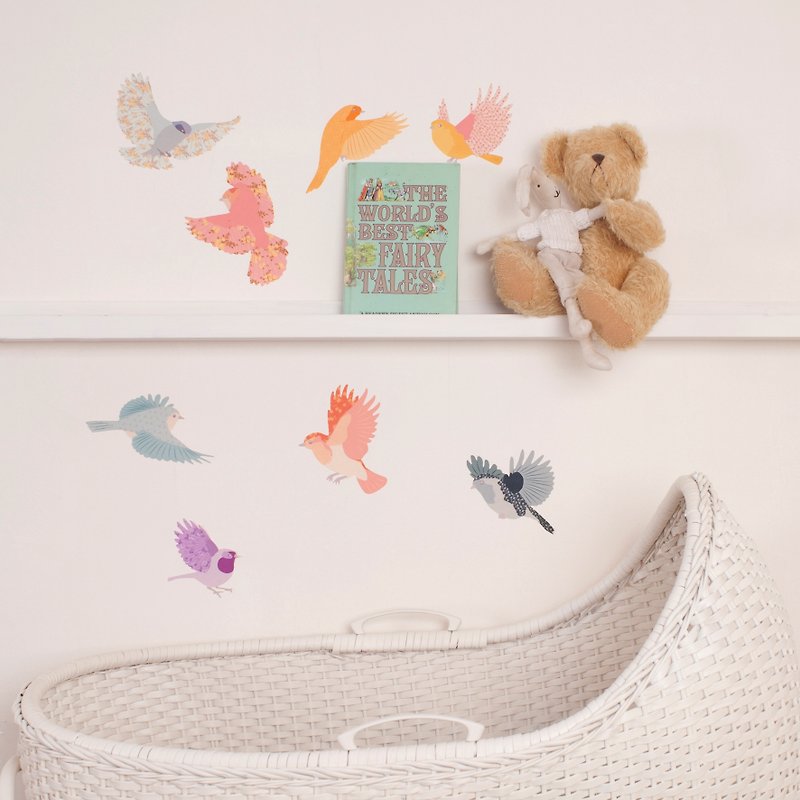 Birds Fly < love mae Australia nontoxic patent wall stickers small > - Wall Décor - Other Materials Multicolor