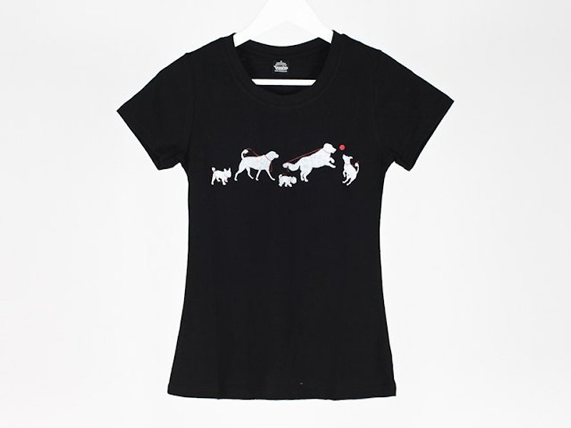 Tail Hand Girl - Women's T-Shirts - Cotton & Hemp Black