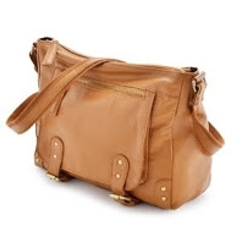 On the road} La Poche Secrete: handsome life of the bag _ handsome coffee _ shoulder bag _1975 - Messenger Bags & Sling Bags - Genuine Leather Brown