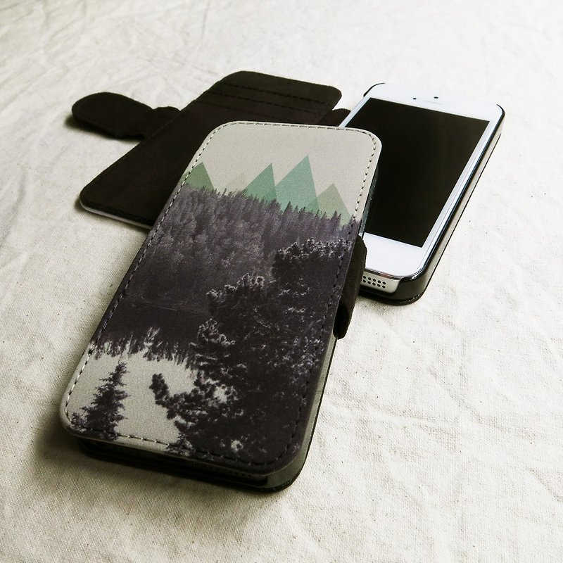 OneLittleForest - Original Mobile Case - iPhone 5, iPhone 4, iPhone 5c- alpine forest - เคส/ซองมือถือ - วัสดุอื่นๆ สีนำ้ตาล