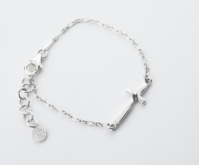 Glory Cross (925 sterling silver bracelet) - C percent handmade jewelry -  Shop C percent handmade jewelry Bracelets - Pinkoi
