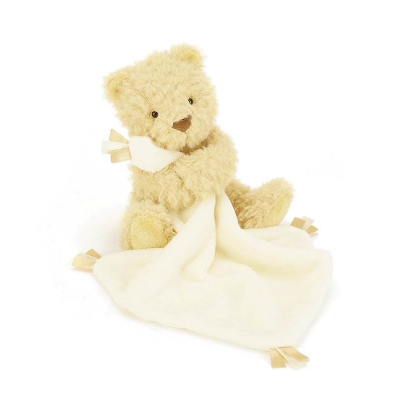 Jellycat Bumble Bear Soother 小熊安撫巾 17cm - 玩偶/公仔 - 其他材質 咖啡色