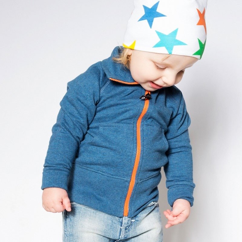 [Nordic children's clothing] Swedish organic cotton star children's hat 5 to 6 years old color - หมวกเด็ก - ผ้าฝ้าย/ผ้าลินิน หลากหลายสี