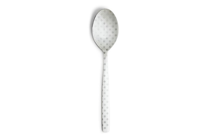 Perrocaliente dot spoons - ช้อนส้อม - โลหะ สีเทา