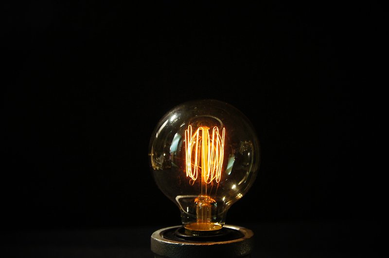 Edison-industry industrial wind Edison bulb dream small bubbles retro styling fireworks - โคมไฟ - แก้ว สีเหลือง