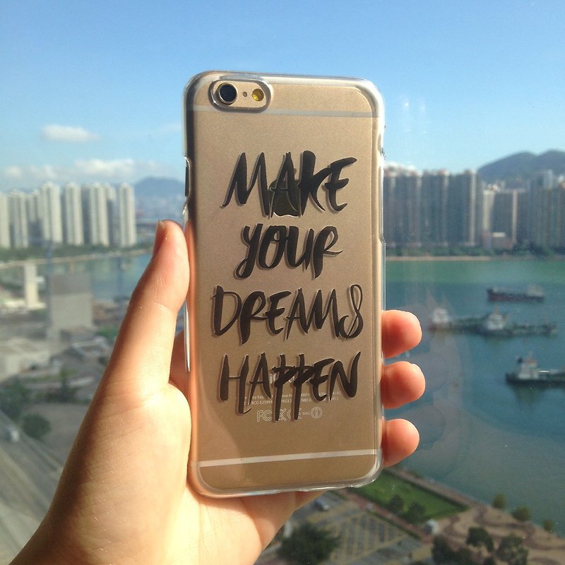 香港原創設計 實驗你的夢想 iPhone X,  iPhone 8,  iPhone 8 Plus,  iPhone 7, iPhone 7 Plus, iphone 6/6S , iphone 6/6S PLUS, Samsung Galaxy Note 7 透明手機殼 - 手機殼/手機套 - 塑膠 透明