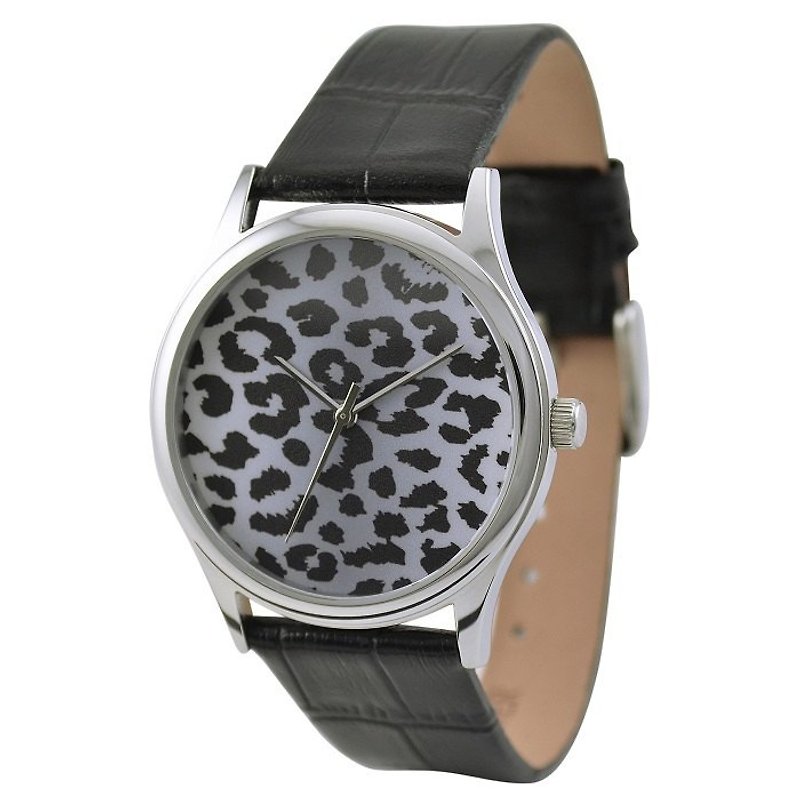 豹紋手錶(銀色) - 男裝錶/中性錶 - 其他金屬 灰色