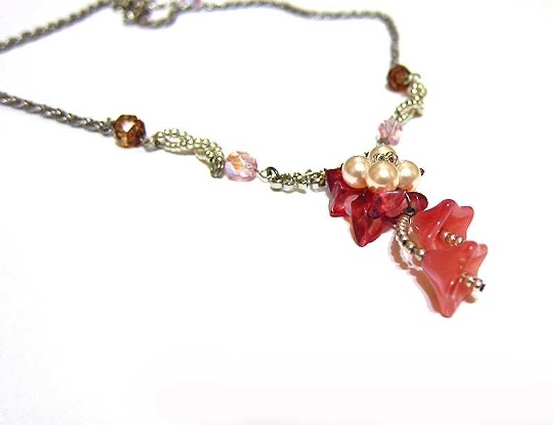 Song of Spring - Necklaces - Other Materials Red