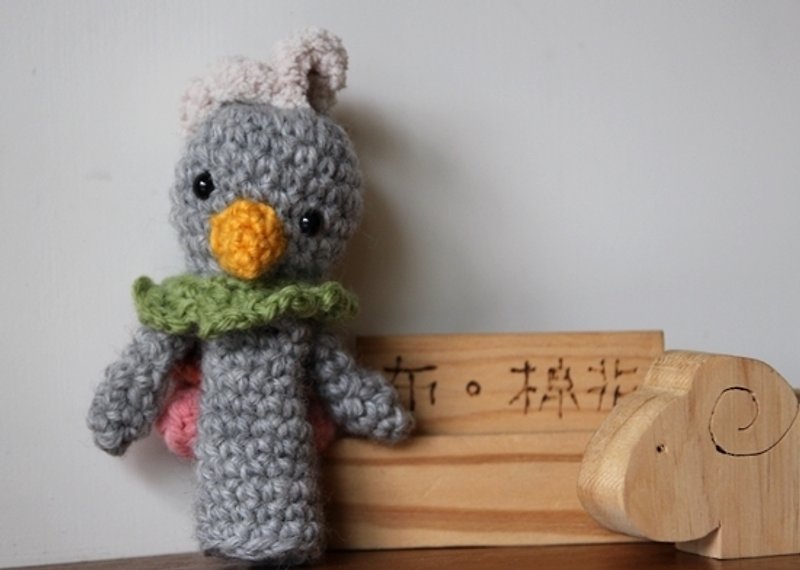 あみぐるみかぎ針編みの人形：指の人形、チキン、ストーリータイム人形 - 人形・フィギュア - その他の素材 多色