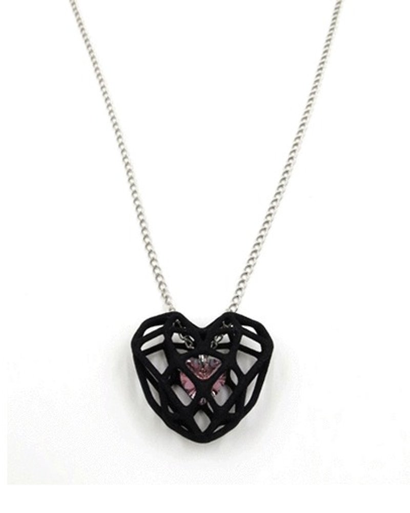 3D Printing Jewelry Necklace-3D Printing x Cell Heart Pendant - สร้อยคอ - พลาสติก 