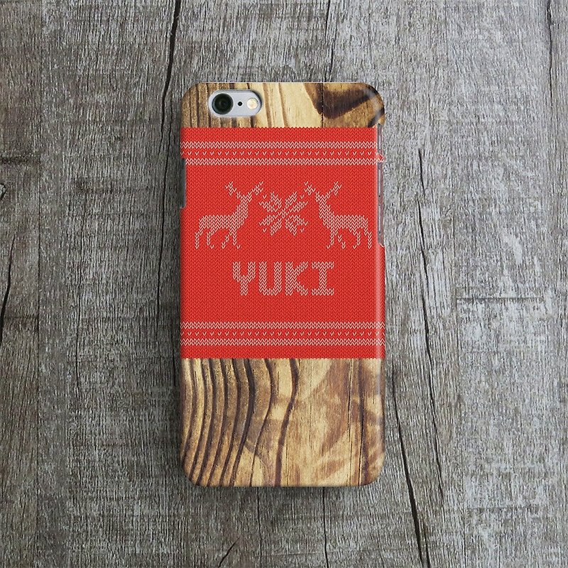 personalized, xmas, woody wooly - Designer iPhone Case. Pattern iPhone Case. - Phone Cases - Paper Red