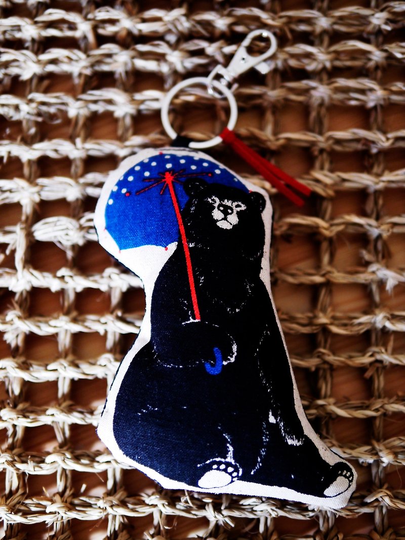 No. -9 bear black bear keychain - ที่ห้อยกุญแจ - วัสดุอื่นๆ สีดำ