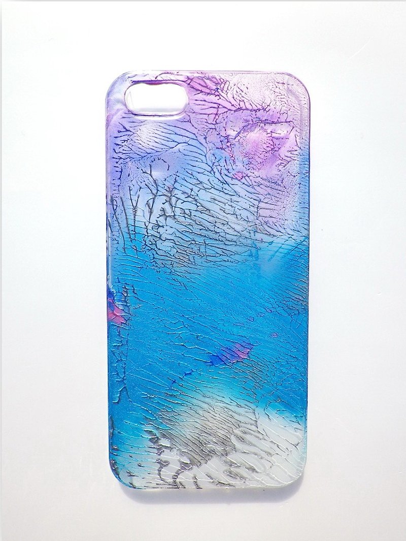 Anny's workshop Handmade phone case for iphone 5 / 5S and SE, painting series - Blue - Phone Cases - Plastic 