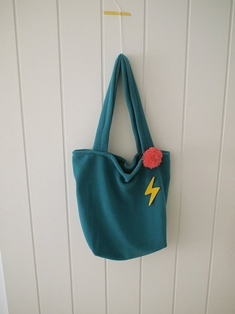 hairmo. No dorsal big bag - blue and green - Messenger Bags & Sling Bags - Other Materials Blue
