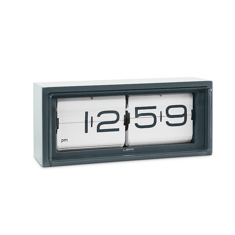 Brick 12 flip clock | WOOW COLLECTION - Clocks - Other Metals White