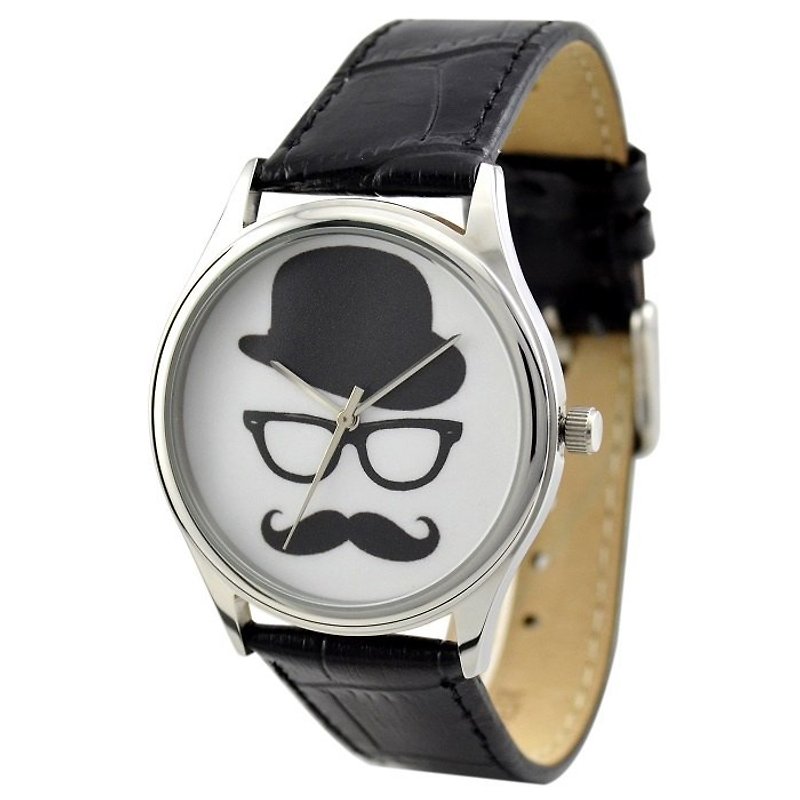 胡子手錶 - 男裝錶/中性錶 - 其他材質 白色