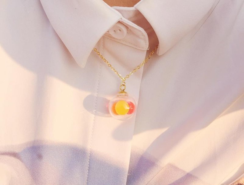 【 パレット調色盤∵ necklace 】 - 項鍊 - 其他金屬 