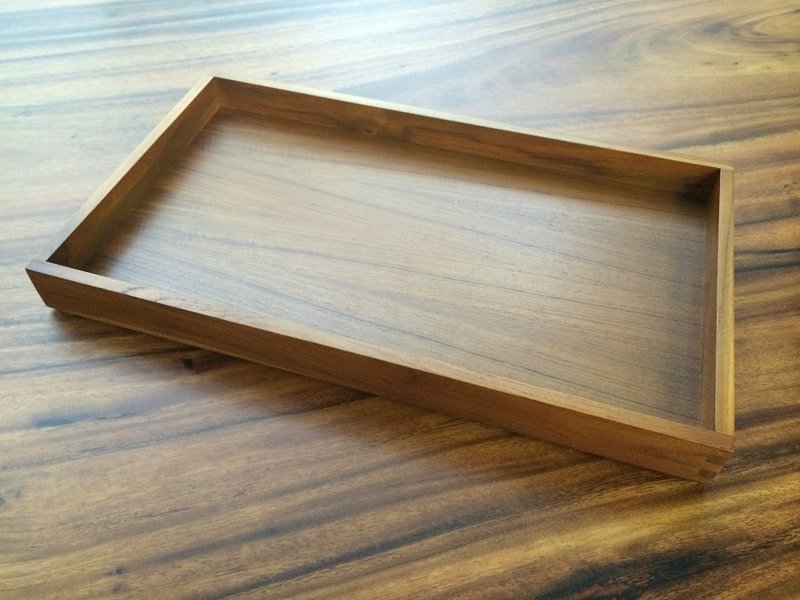 Teak compartment tray [SCANDINAVIAN modern Scandinavian] - Place Mats & Dining Décor - Wood Brown