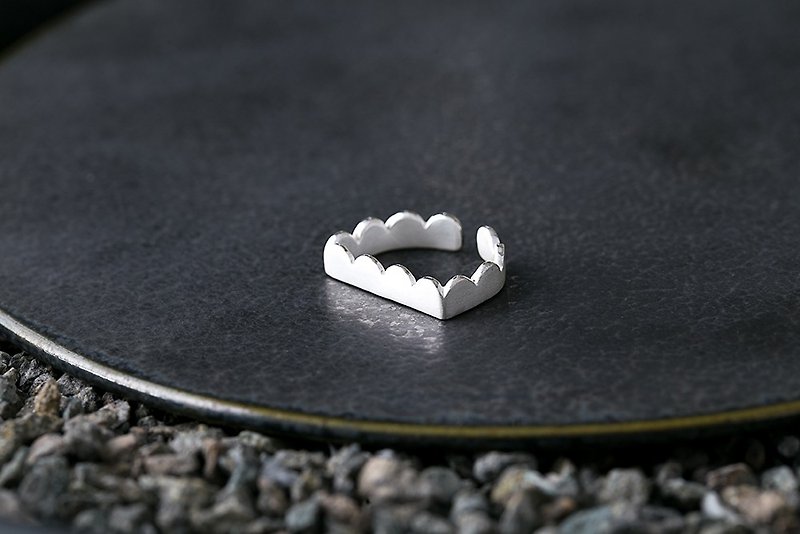 Misstache beard sterling silver ring 925Silver Ring - แหวนทั่วไป - เงินแท้ ขาว