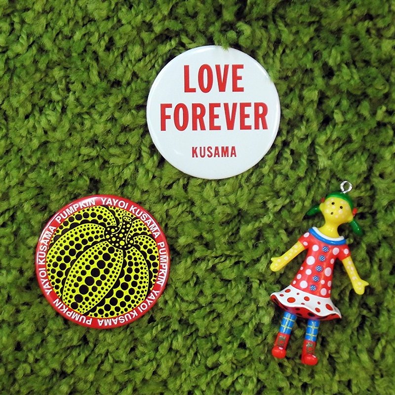Love for a long time LOVE FOREVER. Pumpkin Pumpkin/Portable Mirror-Yayoi Kusama - อื่นๆ - วัสดุอื่นๆ 