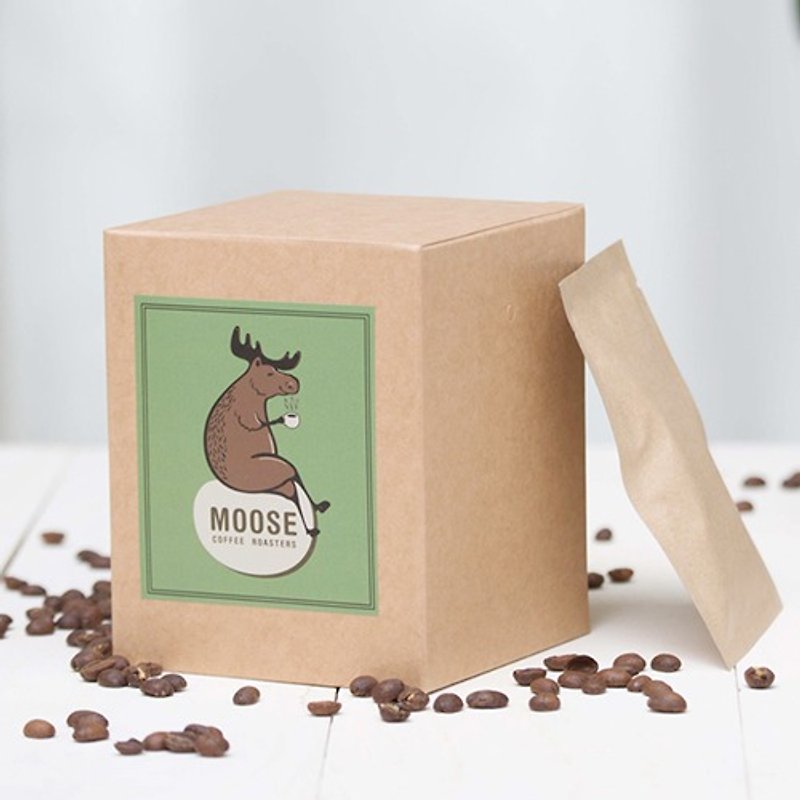 [MOOSE coffee roasting] (washed) Guatemala flower god Nordic roasted coffee beans can be ground - Coffee - Fresh Ingredients Brown