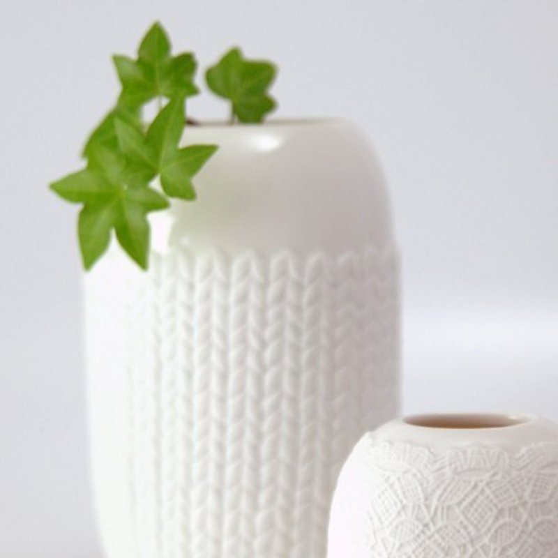 KINTO wool vase & amp; lace vase (large) - Plants - Other Materials 