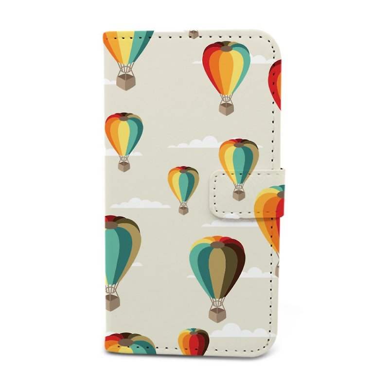 Happy Balloon Multi-function Phone Case (A55)-iPhone 4, iPhone 5, iPhone 6, iPhone 6, Samsung Note 4, LG G3, Moto X2 - Other - Genuine Leather 