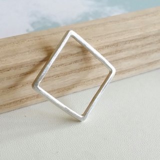 Silver ring, light summer jewelry, handmade silver accessories, the Quartet