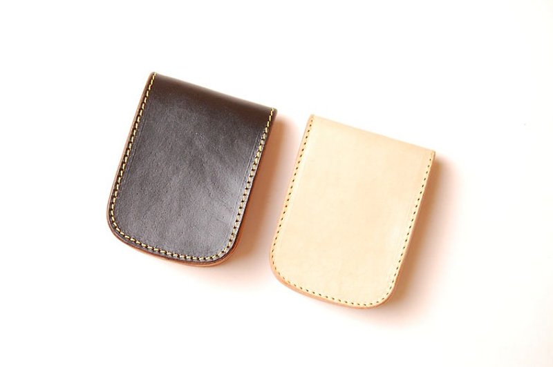 Simple Wallet - Minimalist Wallet - กระเป๋าสตางค์ - หนังแท้ สีดำ