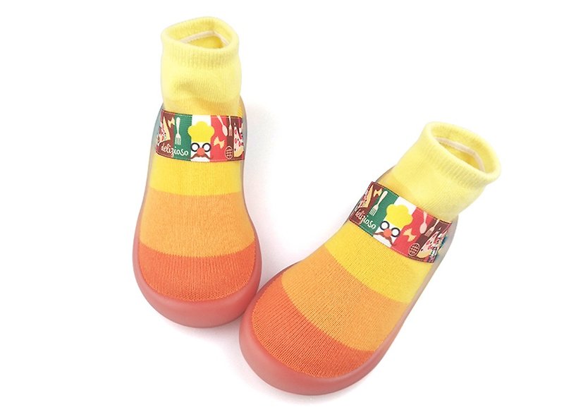 【Feebees】Introductory Series_Orange Candy (Toddler Shoes, Socks, Shoes, Children's Shoes, Made in Taiwan) - Kids' Shoes - Paper Orange