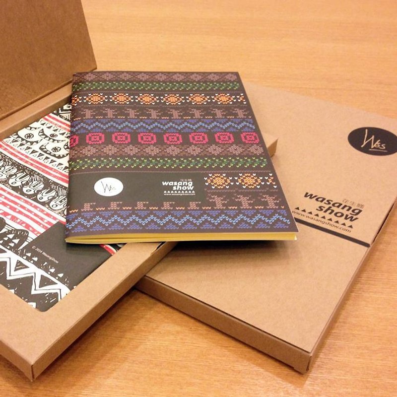[Totem Series] notebook boxed kit (three) - สมุดบันทึก/สมุดปฏิทิน - กระดาษ สีนำ้ตาล