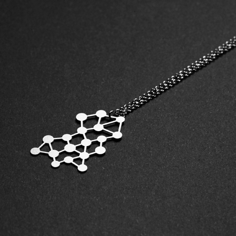 Little necklace Dots Pendant (S) - สร้อยคอ - โลหะ 